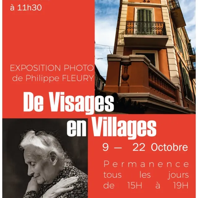 De visages en villages - Exposition de Philippe Fleury_Le Cannet