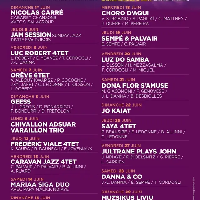 Concerts à la Trinquette Jazz Club_Villefranche-sur-Mer