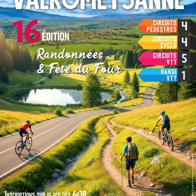 16ème édition de La Valromeysanne : randonnées pédèstres, cyclo, vtt et fête du four_Haut Valromey