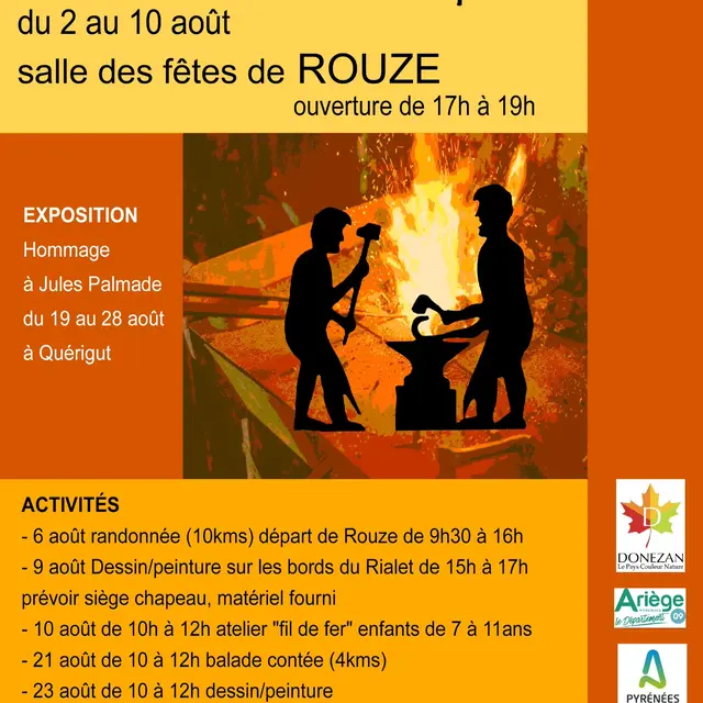 programme des animations organisées par l'association 'Ici en Donezan