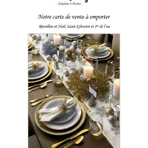 Menu de fête à emporter_Orange