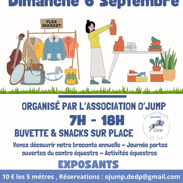 Vide greniers au Domaine Équestre du Poët_Le Poët