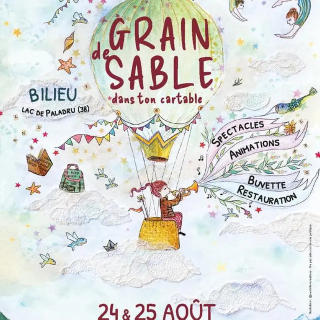 Festival pour enfants : grains de sable dans ton cartable