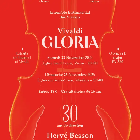 affiche Gloria de Vivaldi