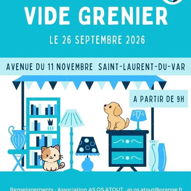 Vide Grenier AS. OS ATOUT_Saint-Laurent-du-Var