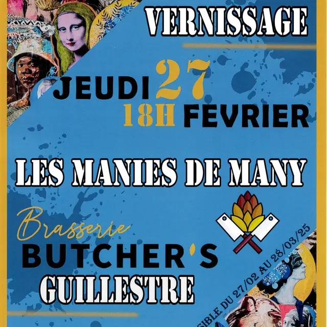 Vernissage de l'exposition Les manies de Many_Guillestre