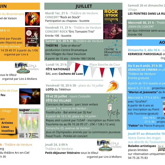 Concert  Rock en Stock_Mollans-sur-Ouvèze
