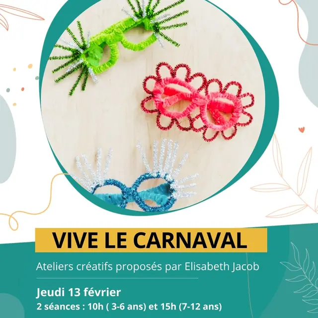 Le carnaval à la médiathèque_Saint-Martin-Vésubie