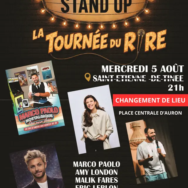 Get up – Stand up “La Tournée du Rire”_Auron