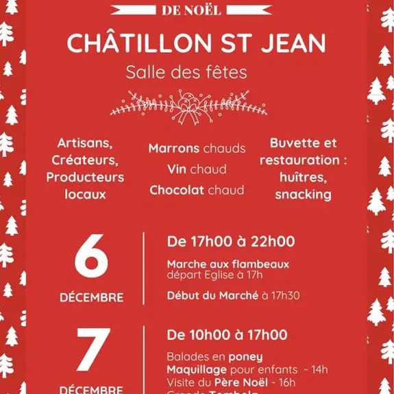 Marché de Noël_Châtillon-Saint-Jean