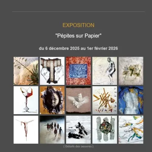 Exposition: Pépites sur Papier - Peintures_Carcès