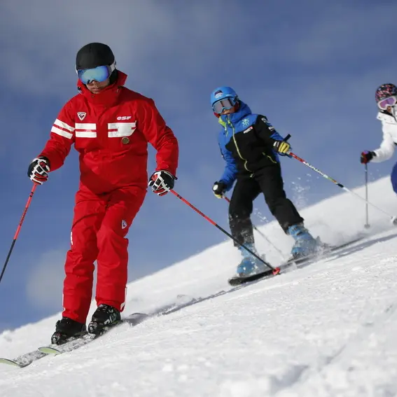 Cours de ski avec l'ESF