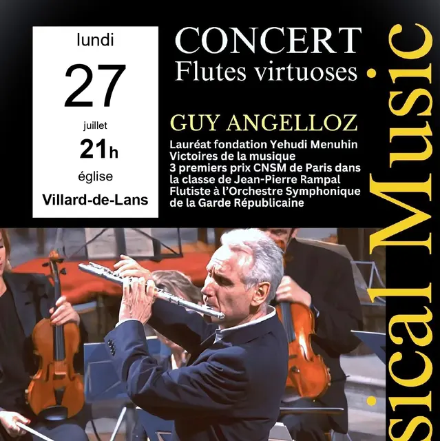 Concert -flûtes virtuoses - Guy Angelloz_Villard-de-Lans