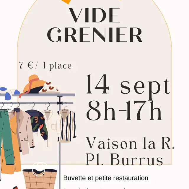 Vide-grenier 'Ecorev'_Vaison-la-Romaine