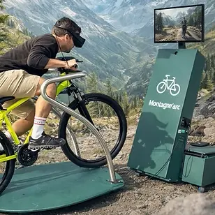 Réalité virtuelle – Mountain bike expérience_Les Gets