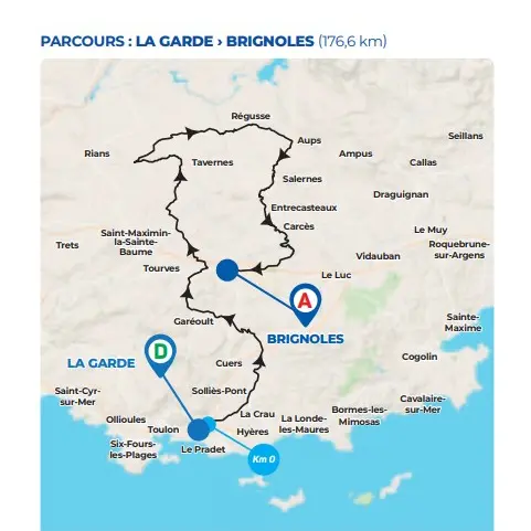 Arrivée Course cycliste Classic Var_Brignoles