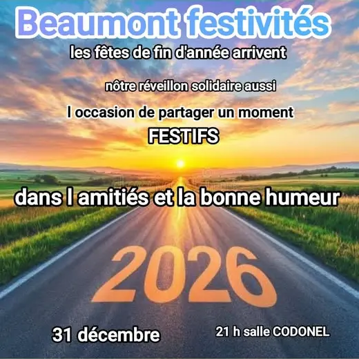 Réveillon solidaire à Beaumont de Pertuis_Beaumont-de-Pertuis