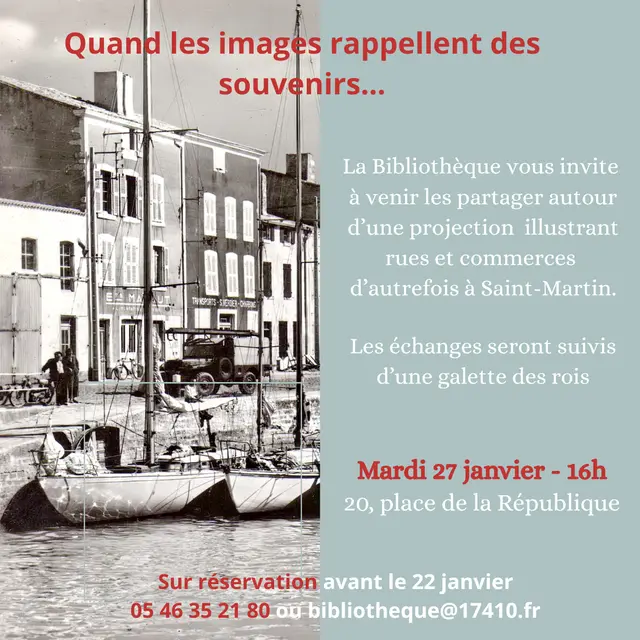 Projection Souvenirs de Saint-Martin de Ré_Saint-Martin-de-Ré