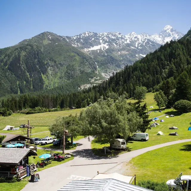 camping du glacier d'Argentière - chamonix