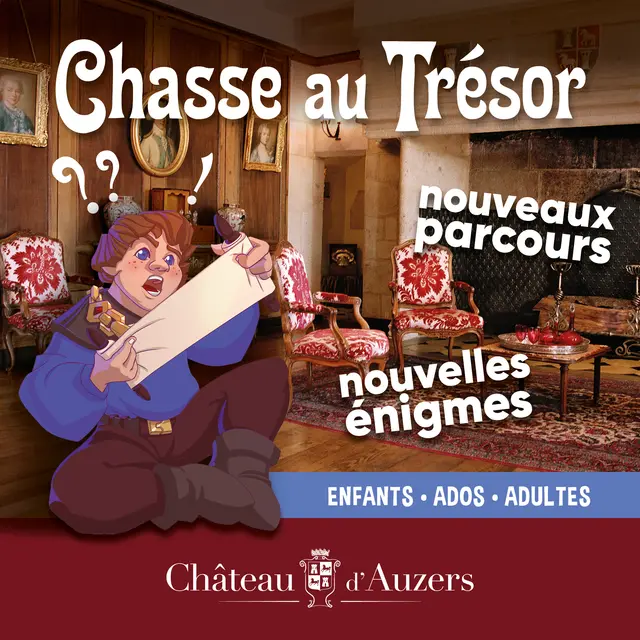 Chasse au trésor au château d'Auzers_Auzers