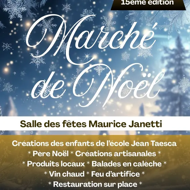 Marché de Noël : marché artisanal et animations_Saint-Julien le Montagnier