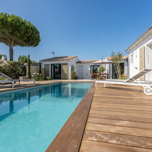 Villa de luxe dans le triangle d'or du Bois-Plage