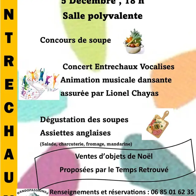 Soirée concours de soupe - Téléthon_Entrechaux
