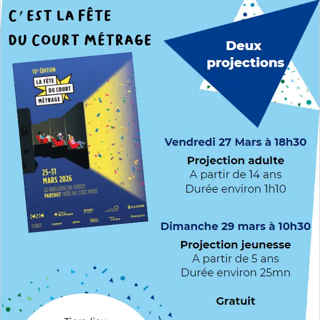 Fête du Court métrage : projection adulte_Les Orres