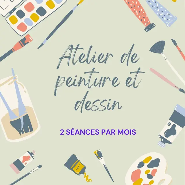 Ateliers dessins-peinture (enfants/adultes) avec Claire MOULAS