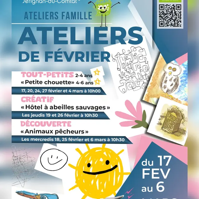 Ateliers de février en famille au Naturoptère_Sérignan-du-Comtat