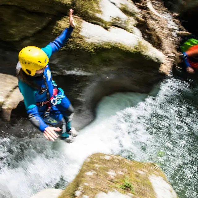 Annecy canyoning Roc Canyon via ferrata