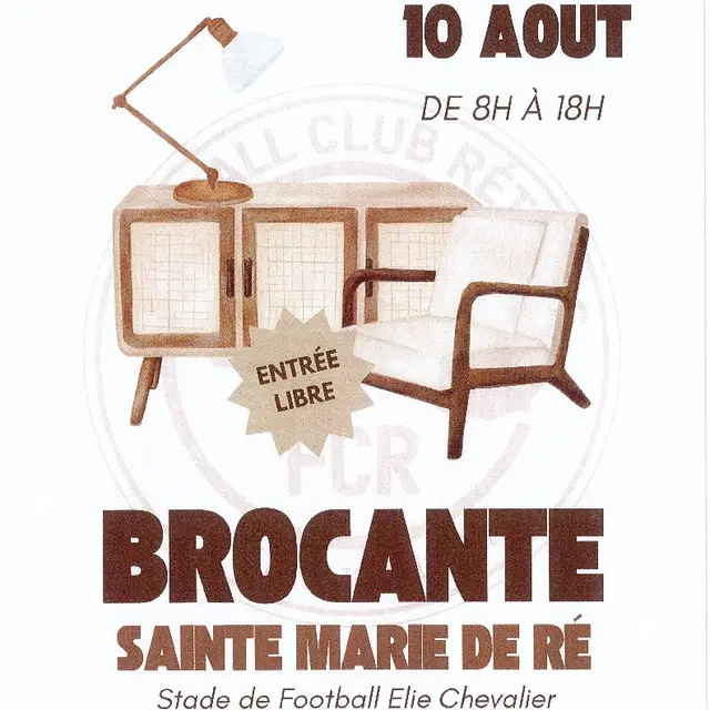 Brocante du Football Club Réthais_Sainte-Marie-de-Ré
