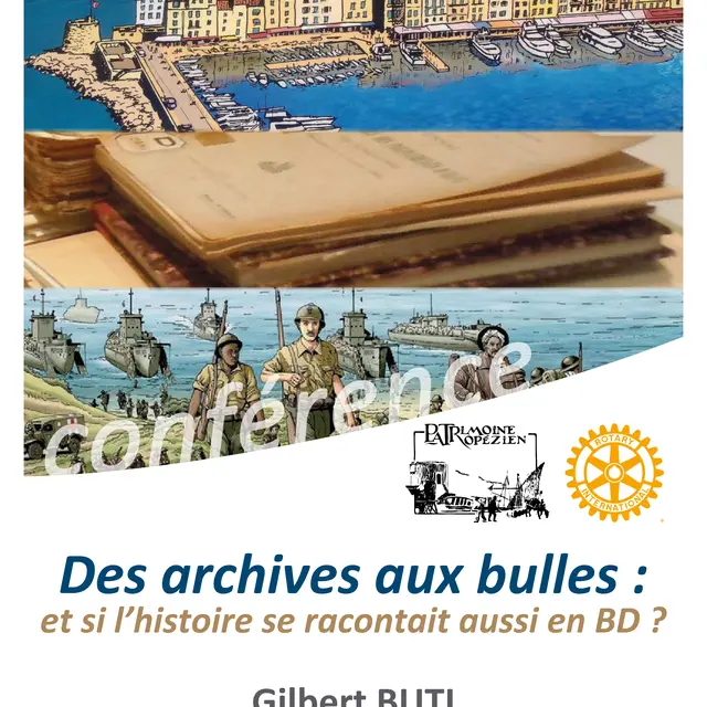 Conférence - Des archives aux bulles, par Gilbert Buti_Saint-Tropez