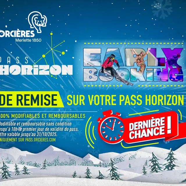 Early Booking : exclu web_Orcières