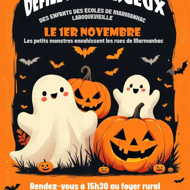 Halloween : Défilé monstrueux à Marmanhac_Marmanhac