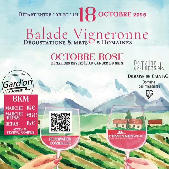 Vino Tempo - Marche dans les vignes_Cruviers-Lascours