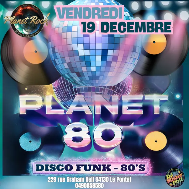Planet 80’s disco funk_Le Pontet