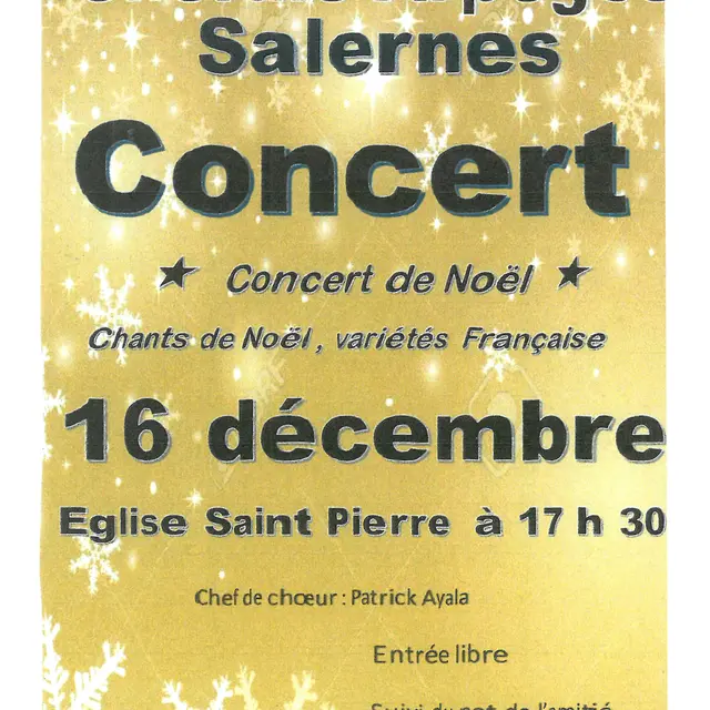Concert de la chorale Arpège_Salernes