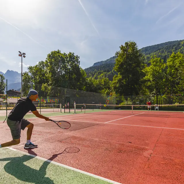 Tennis adulte : séance_Le Grand-Bornand