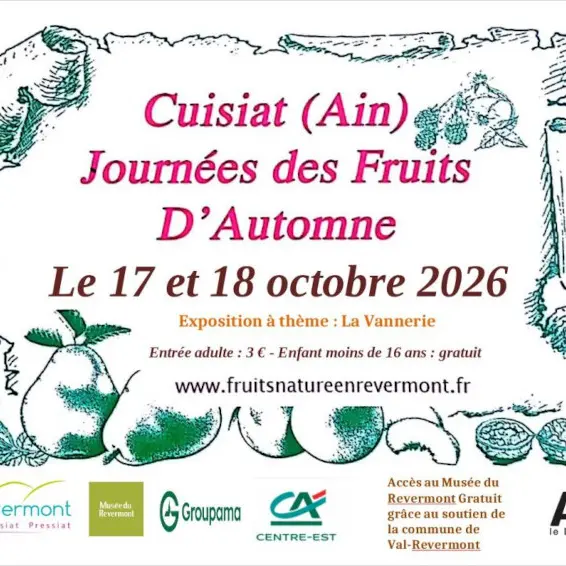 Affiche 41ème Journées des fruits d’automne_Val-Revermont
