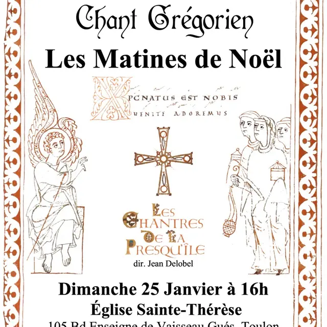 Concert - Chant Grégorien Les Matines de Noël_Toulon