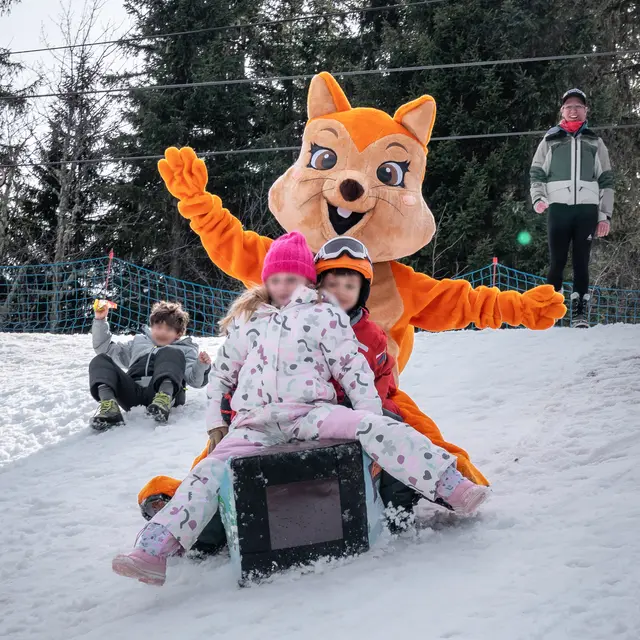 Animation bonhomme de neige_Les Contamines-Montjoie
