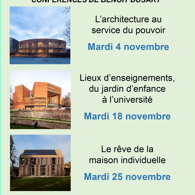 Cycle Vivre l'architecture de notre temps : l'architecture au service du pouvoir_Annecy