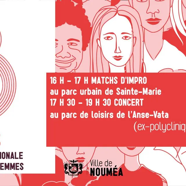 Spectacle et concert pour la journée internationale des droits des femmes - Parc Urbain de Sainte Marie_Nouméa