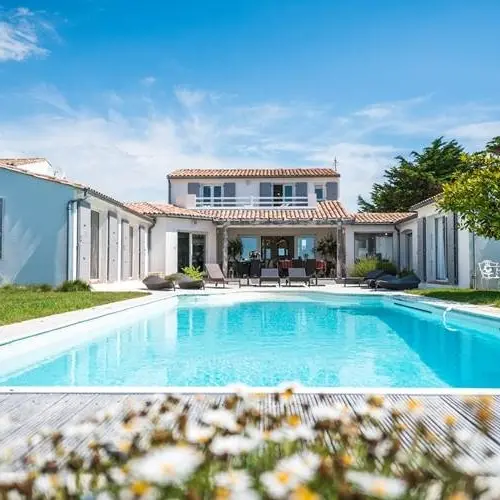 La villa vue depuis la mer