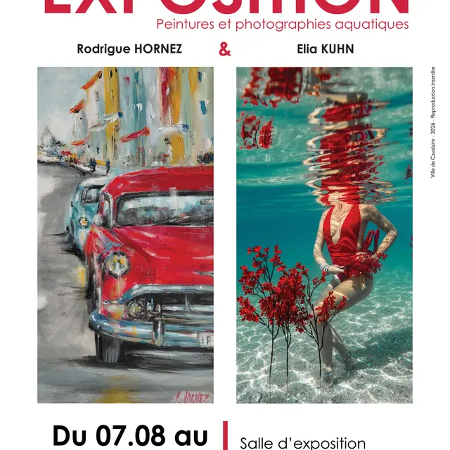 Exposition : Peintures et Photographies aquatiques par Rodrigue Hornez et Elia Kuhn_Cavalaire-sur-Mer