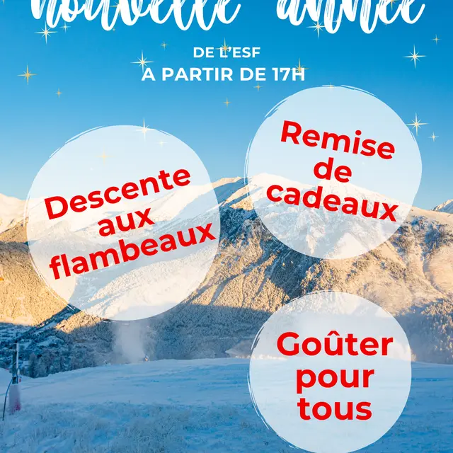 Nouvel an de l'ESF_La Colmiane