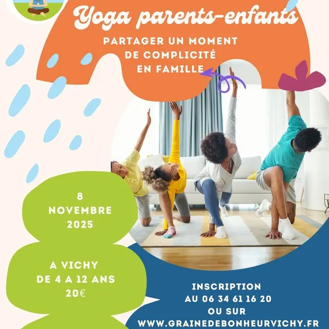 Atelier Yoga en famille_Vichy