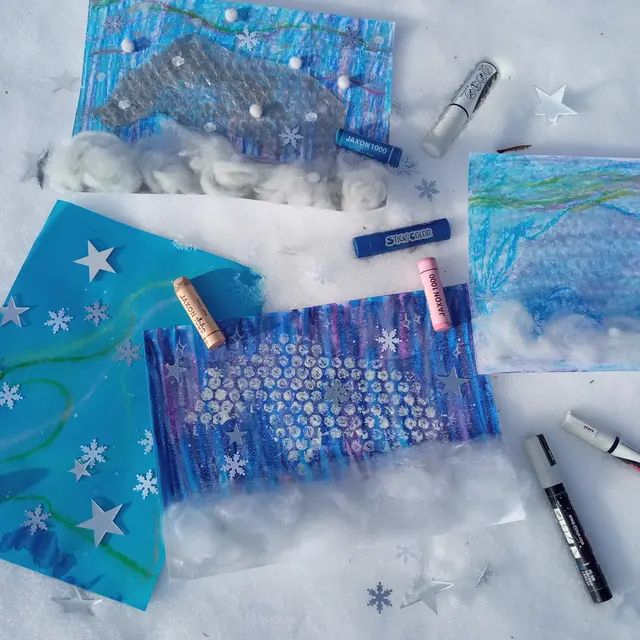 Atelier pour les oursons l’ours aux aurores boréales_Entremont-le-Vieux