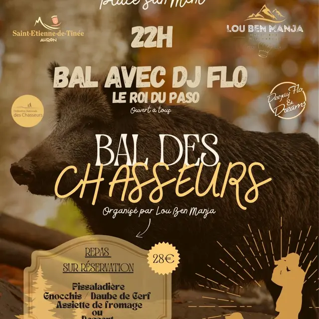 Repas et bal des chasseurs_Saint-Étienne-de-Tinée